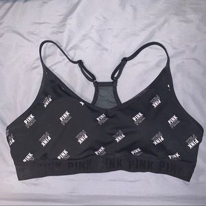 Black Victoria’s Secret PINK active sports bra